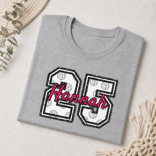 Personalisiertes Volleyball Shirt mit Name & Nummer