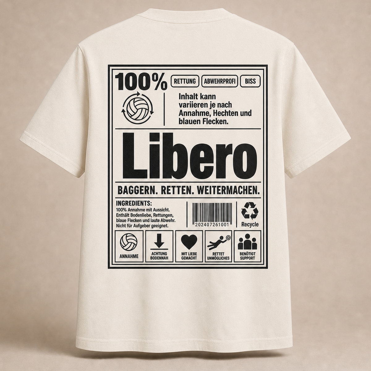 Libero Utility Volleyball Shirt