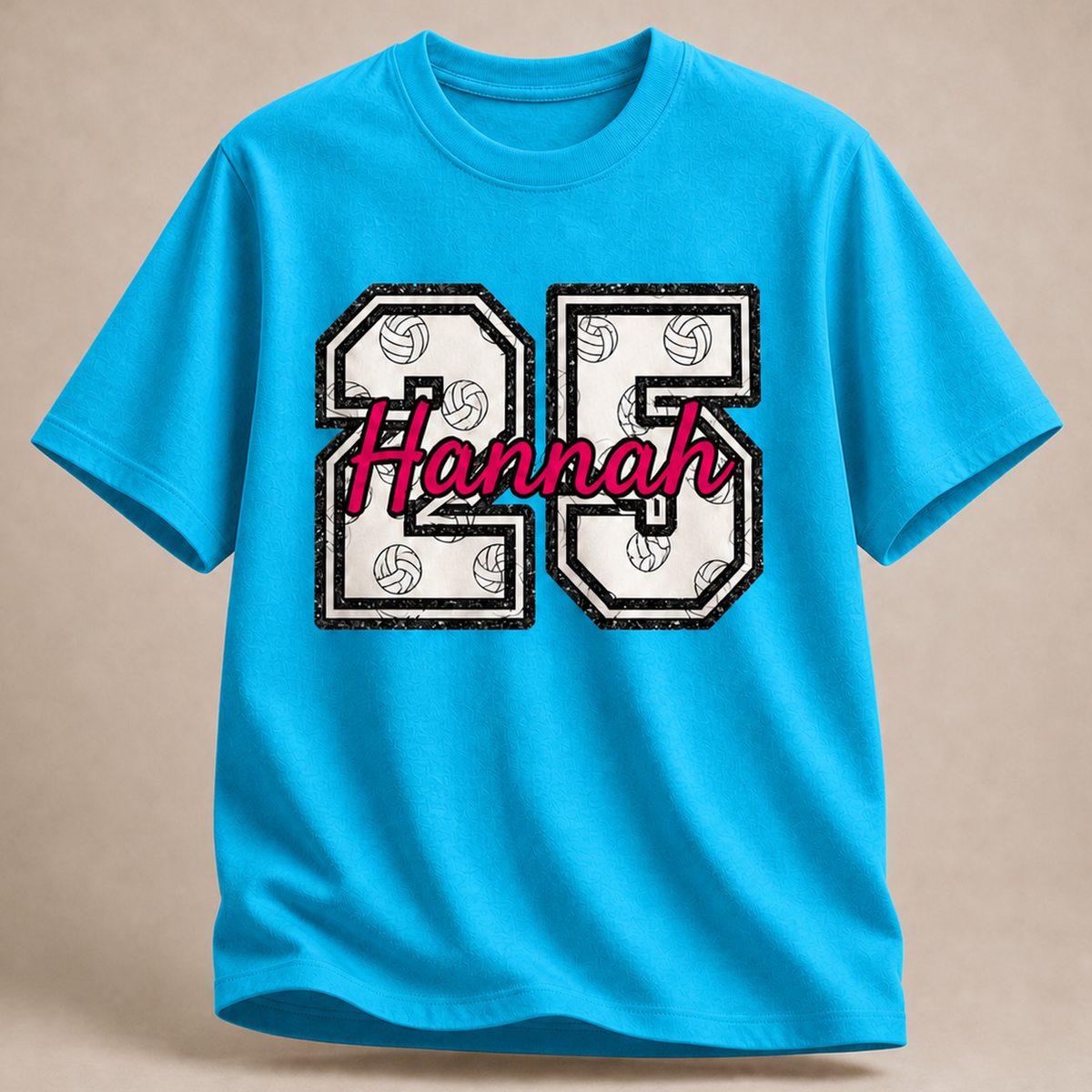 Personalisiertes Volleyball-Shirt mit Name & Nummer