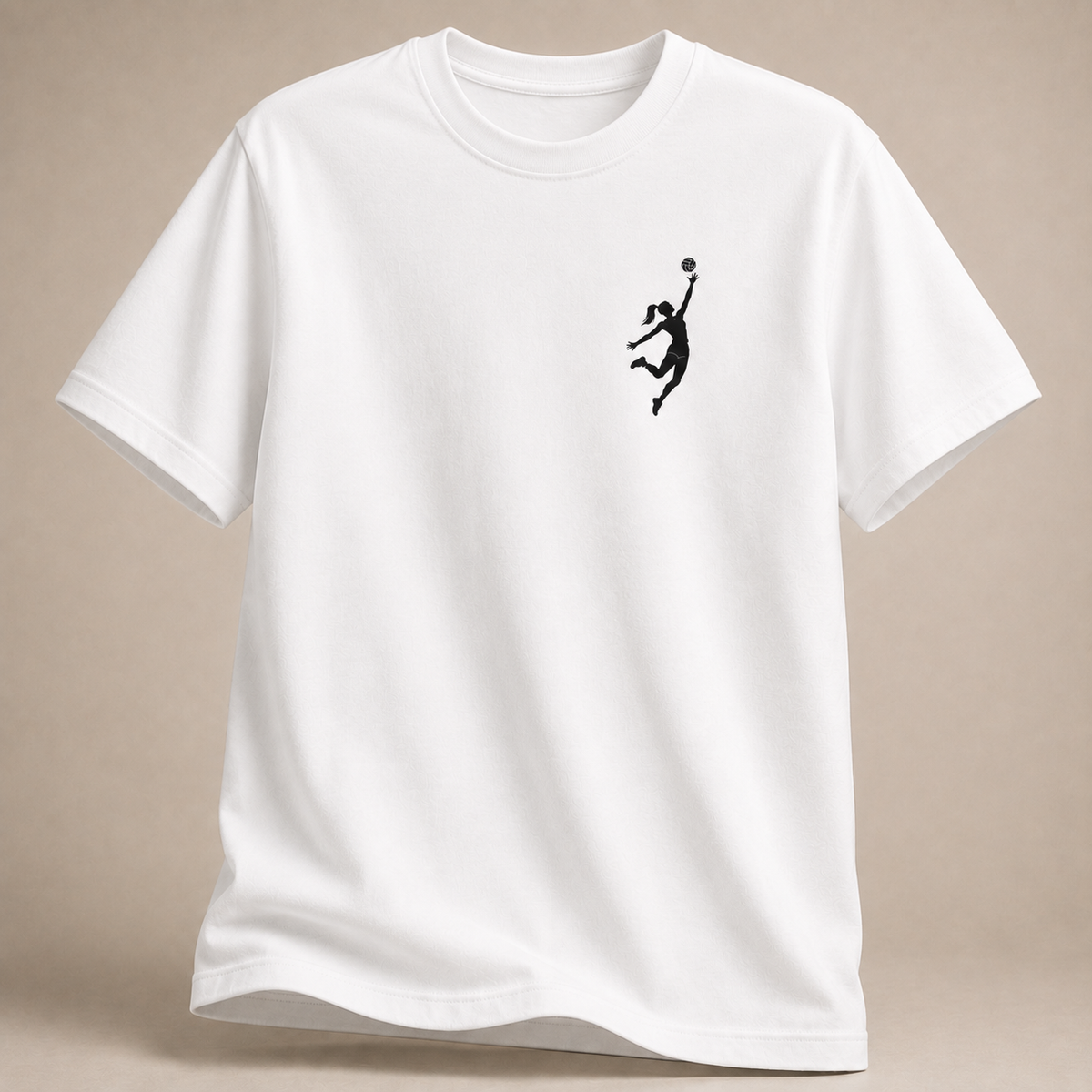 Volleyballspielerin T-Shirt – Sprungangriff