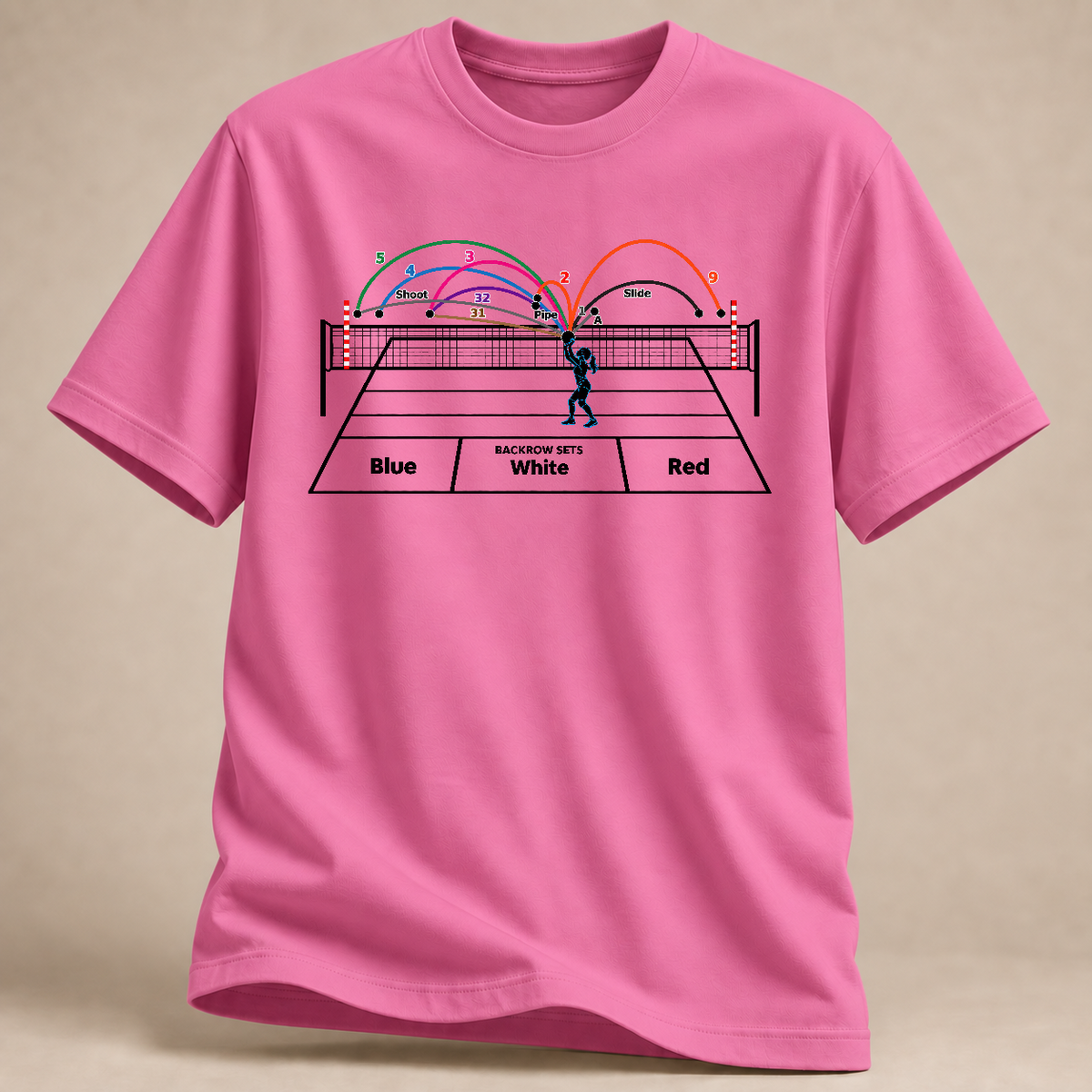 Set Names – Volleyball T-Shirt for Setters