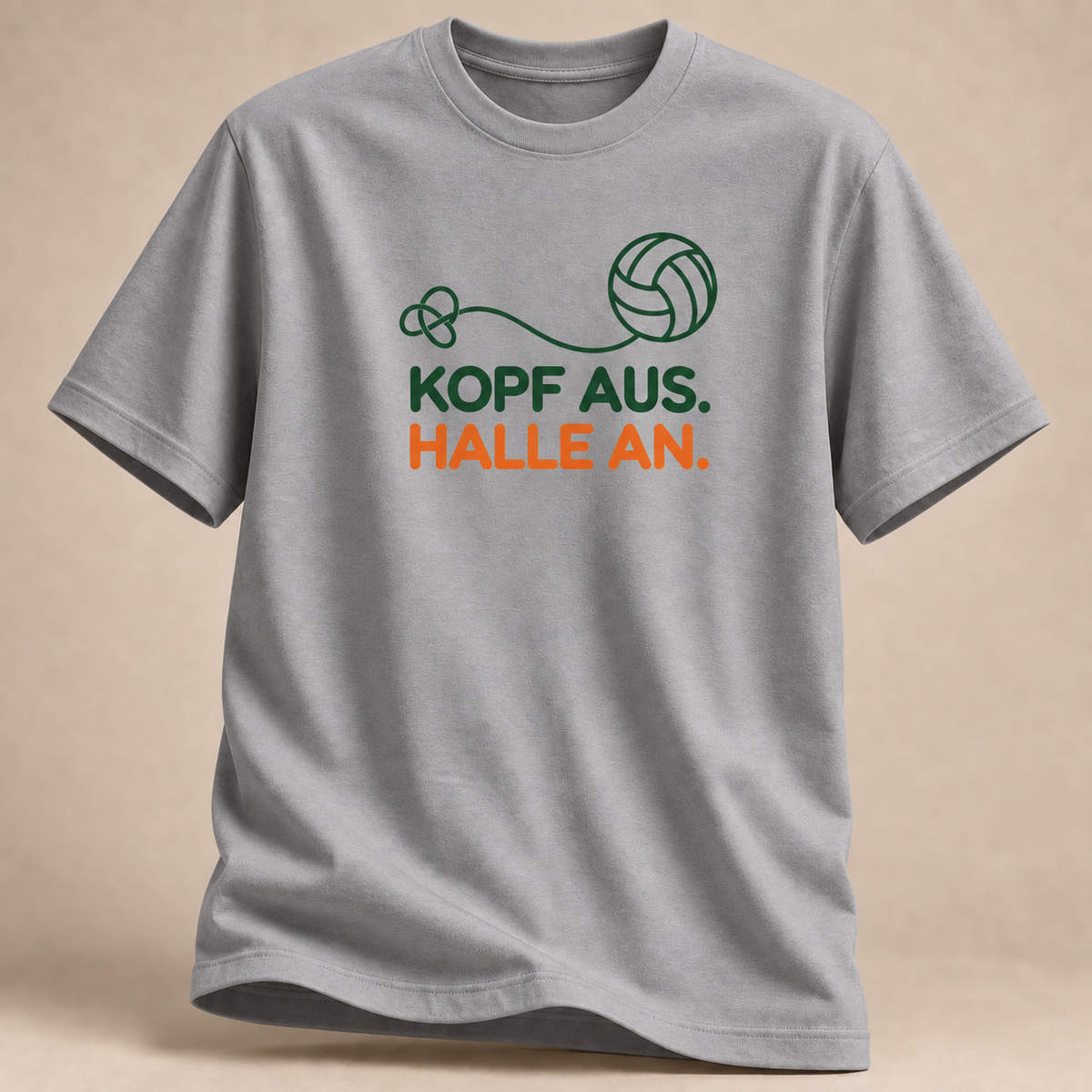 Sechs Leute. Ein Gefühl. Volleyball T-Shirt