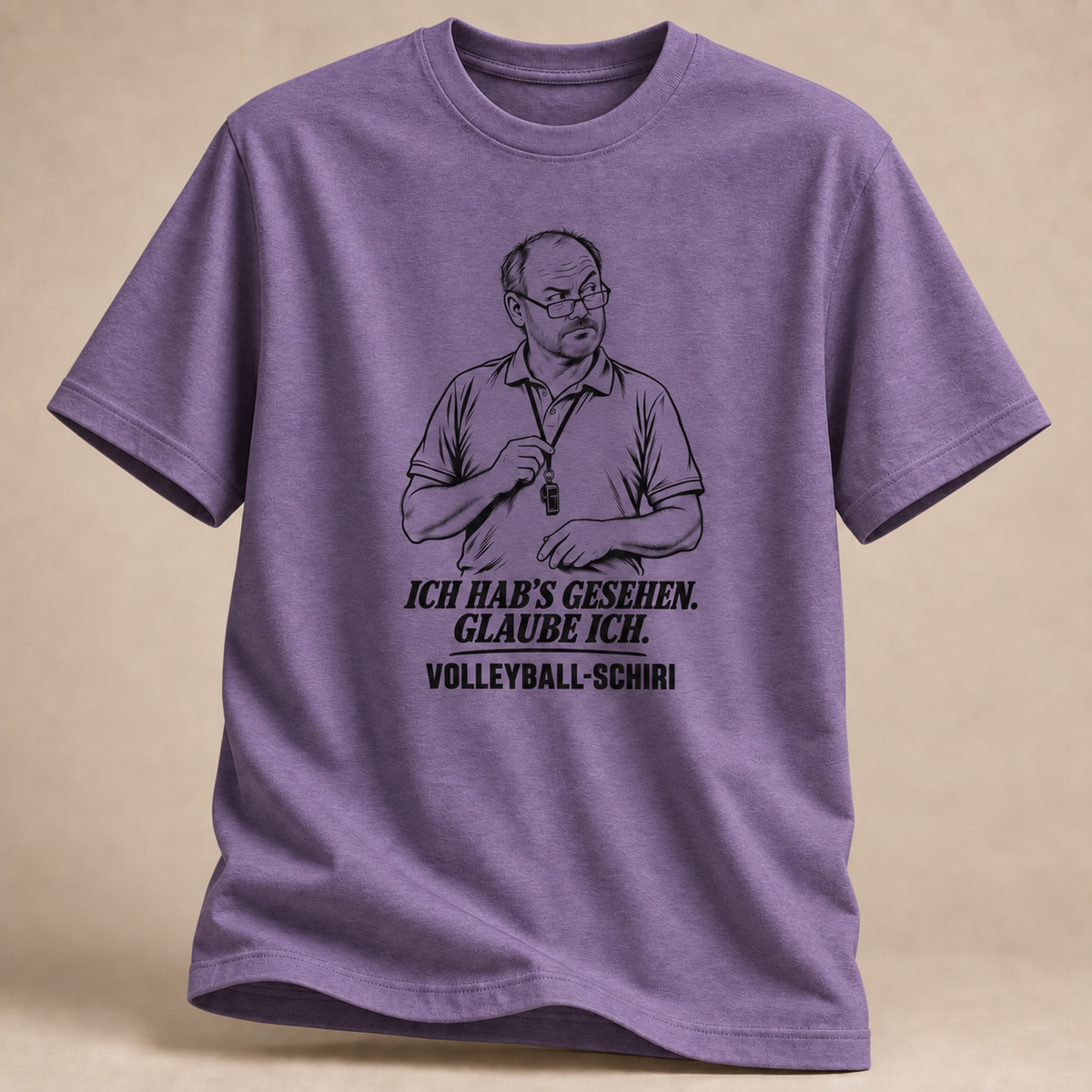 Ich hab’s gesehen. Glaube ich. T-Shirt
