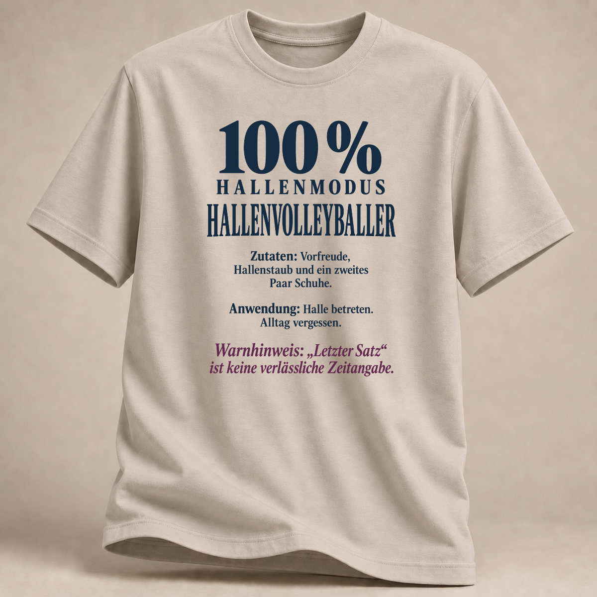 RÜCKRAUM – Hallenmodus – Vintage T-Shirt – Sand