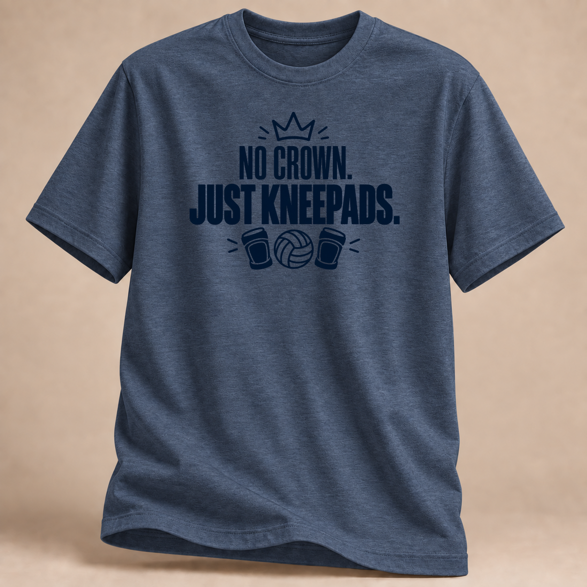 RÜCKRAUM – Kniepads Statt Krone T-Shirt – heather navy