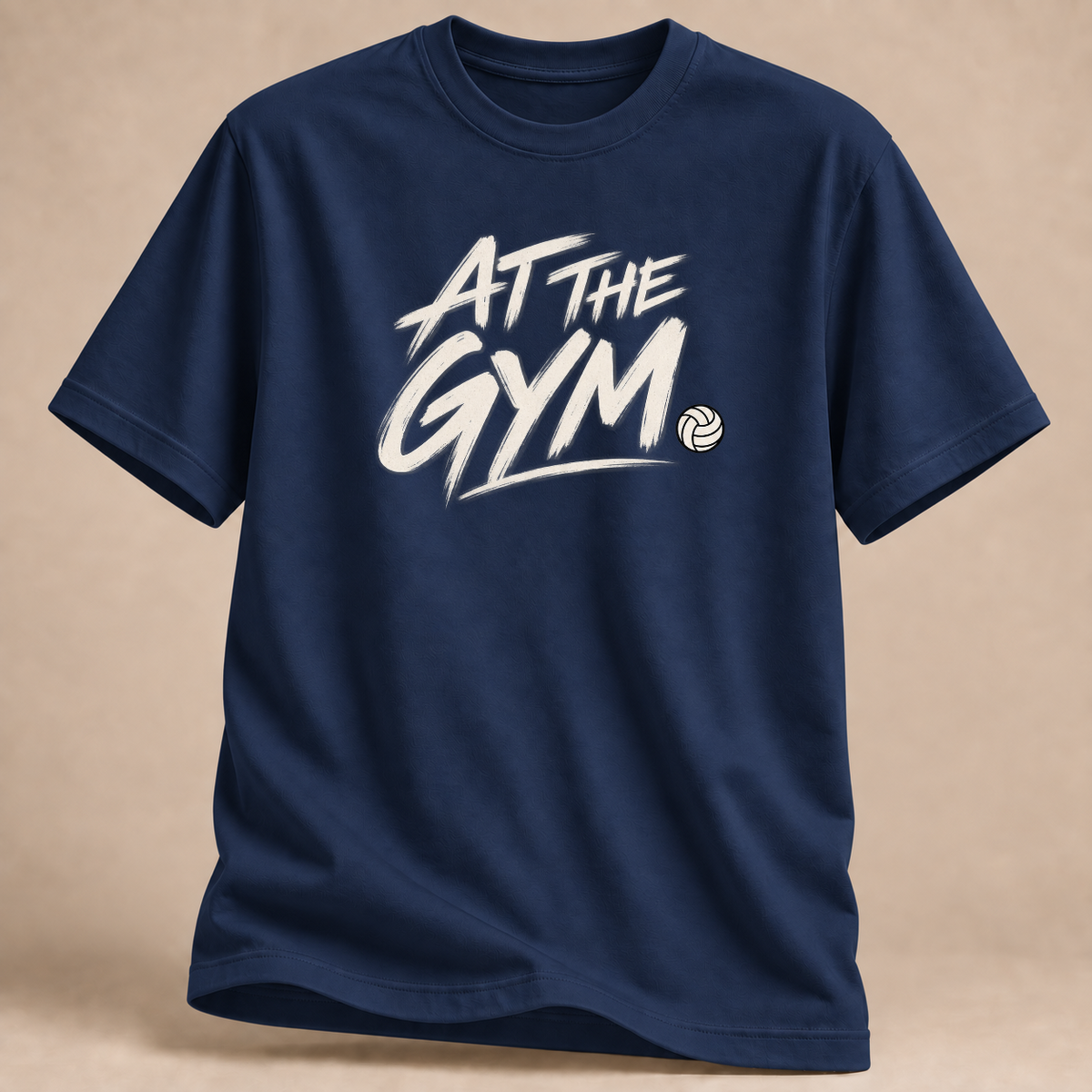RÜCKRAUM – At The Gym T-Shirt – Navy