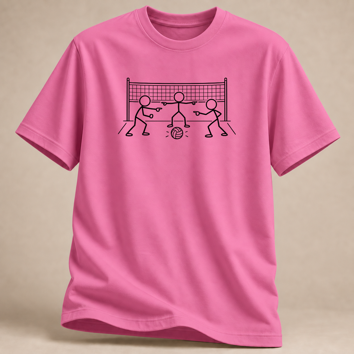 RÜCKRAUM – Volleyball Punkt T-Shirt – Azalee