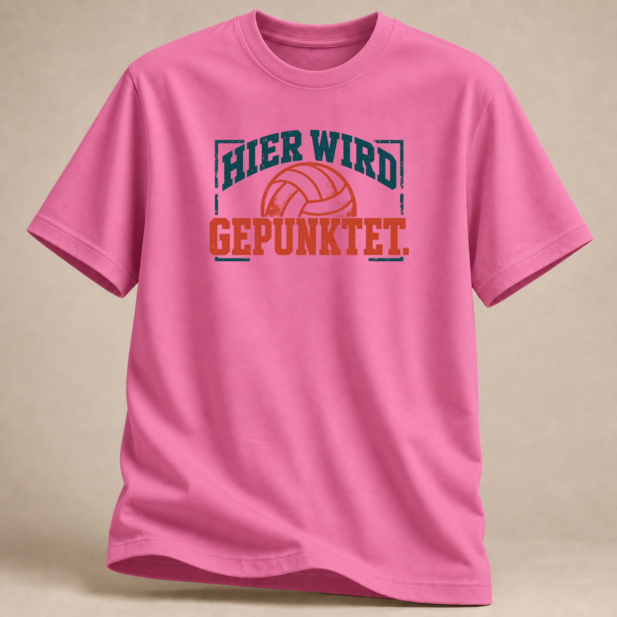 RÜCKRAUM – Hier wird gepunktet T-Shirt – Rosa