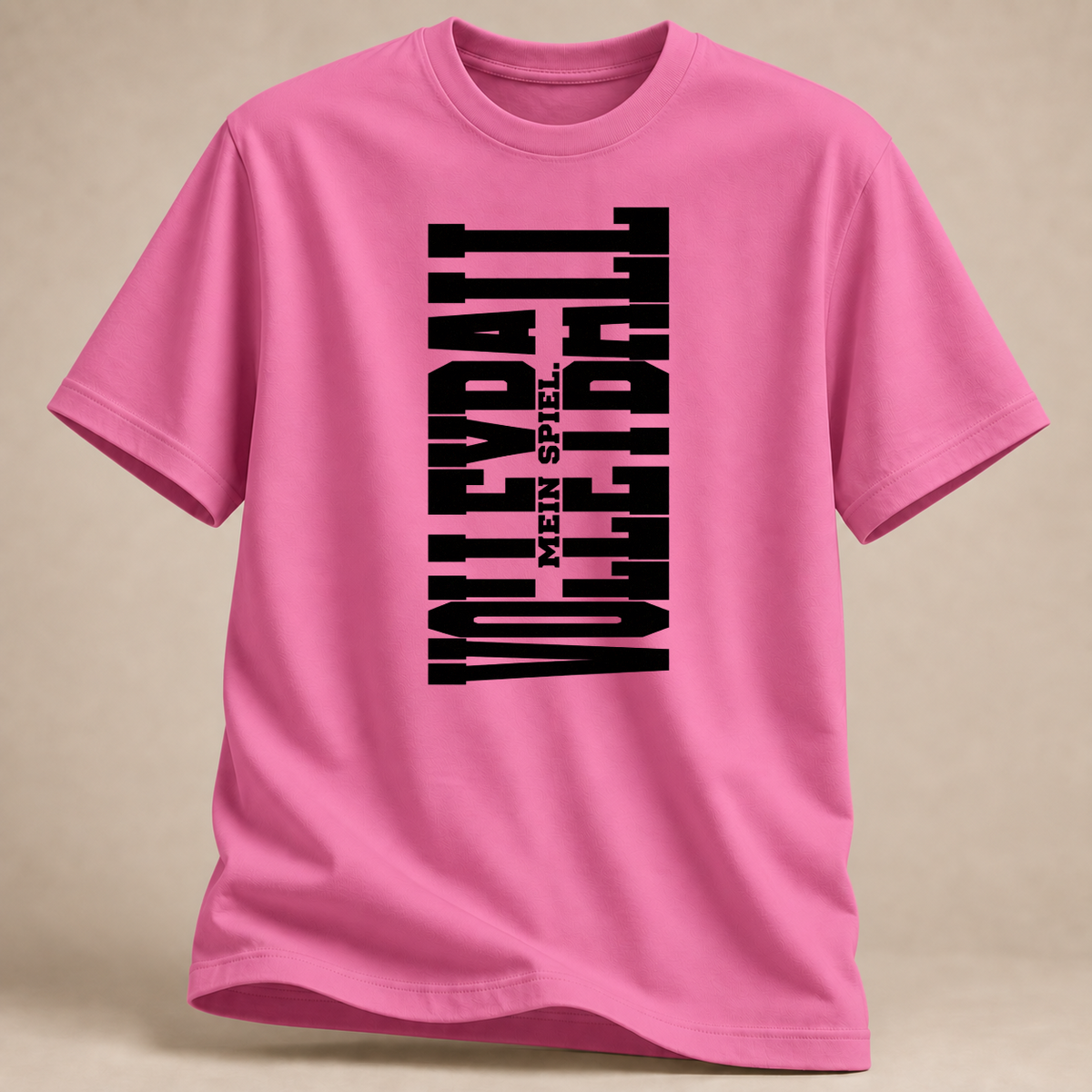 RÜCKRAUM – Volleyball Men’s Style T-Shirt – Rosa