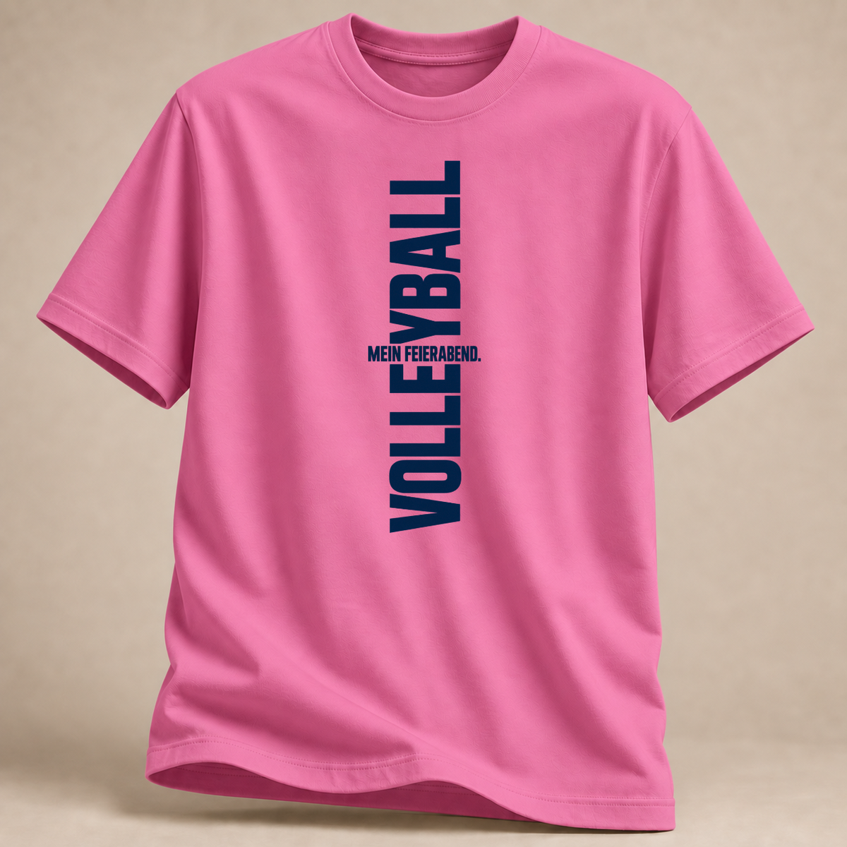 RÜCKRAUM – Feierabend Volleyball T-Shirt – Rosa