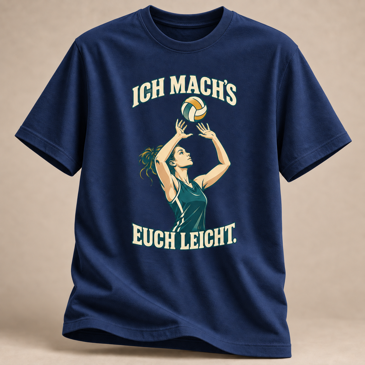 Zuspiel Ich mach’s Volleyball T-Shirt