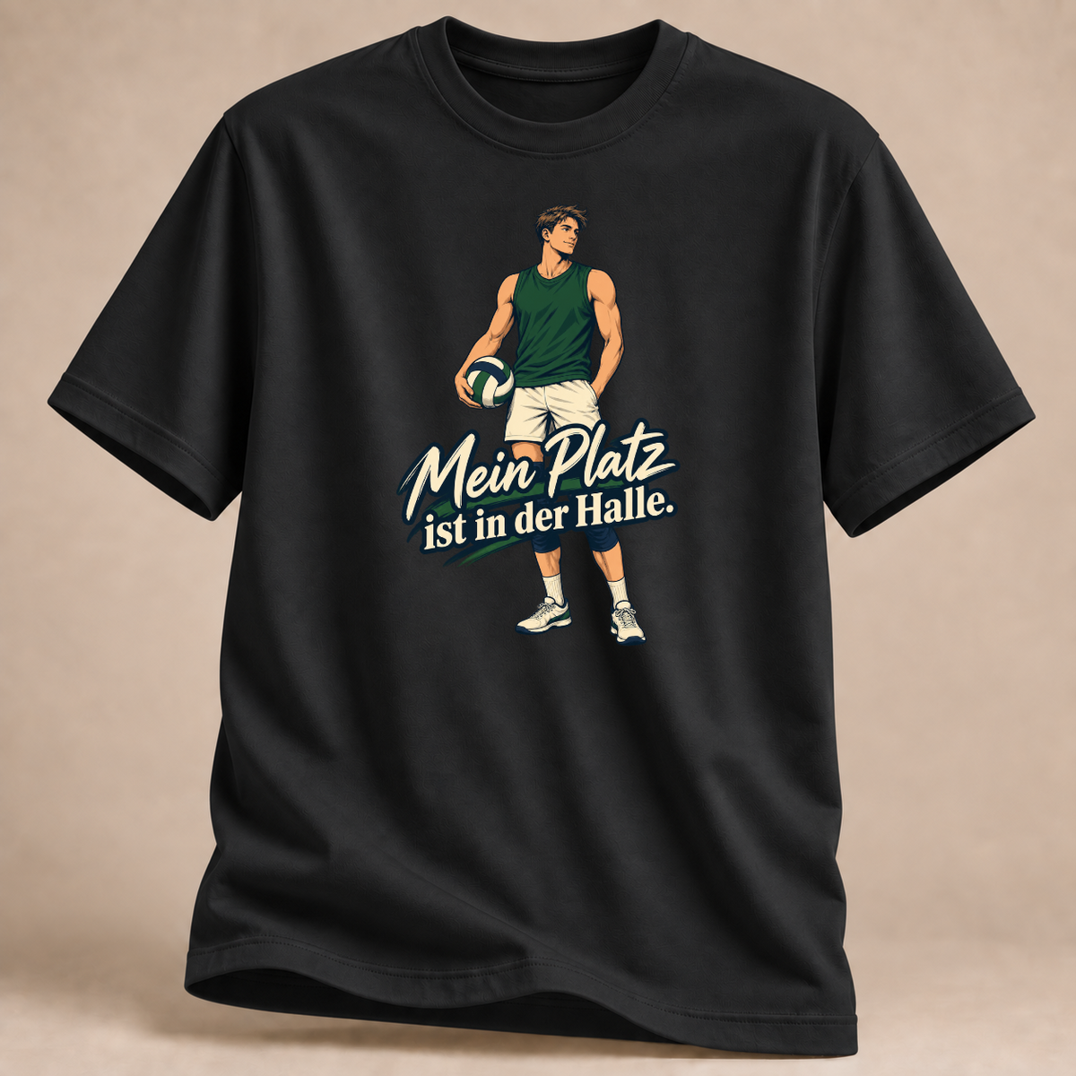 RÜCKRAUM – Hinter der Linie T-Shirt – Schwarz