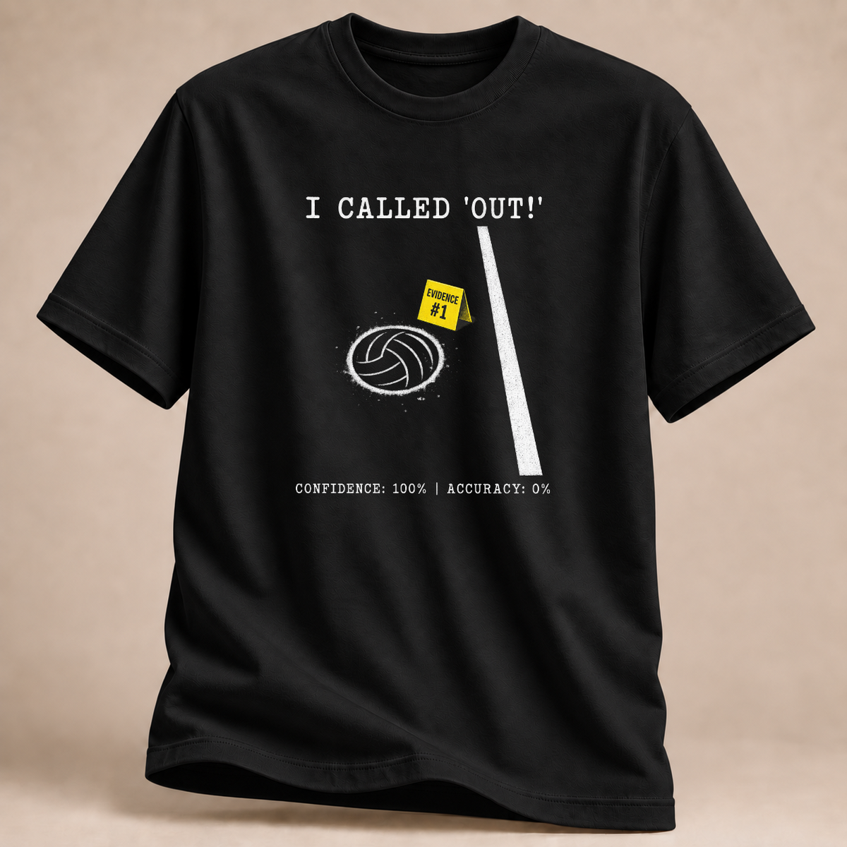 RÜCKRAUM – Ich habe Aus gerufen T-Shirt – Schwarz