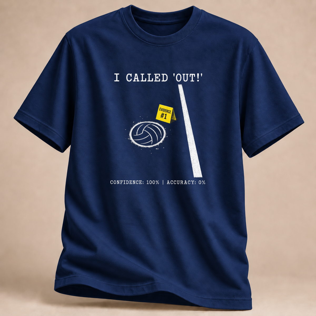 RÜCKRAUM – Ich habe Aus gerufen T-Shirt – Marineblau