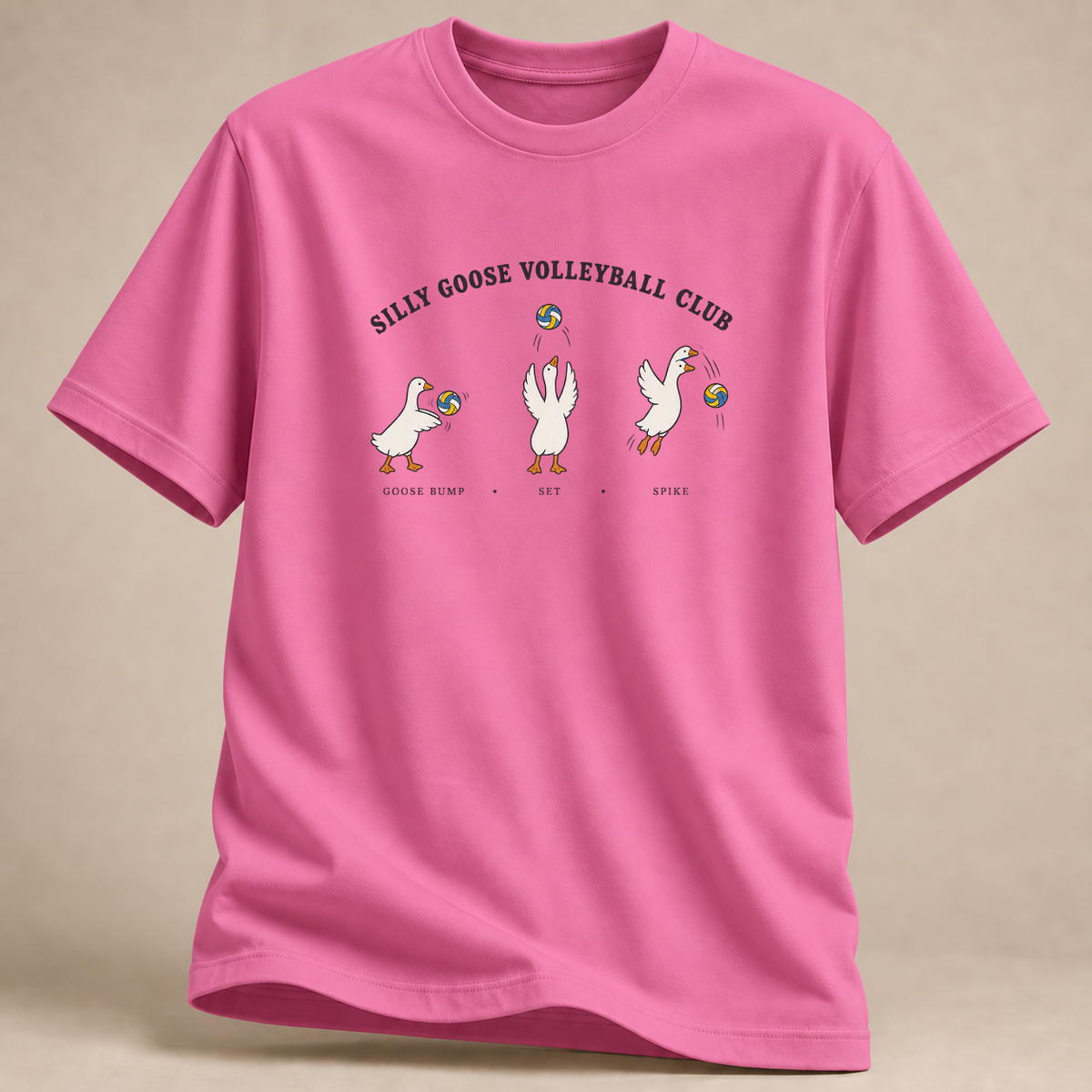 RÜCKRAUM – Silly Goose Volleyball Club T-Shirt – Azalee