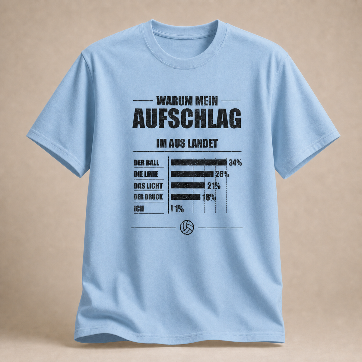 Aufschlag Volleyball T-Shirt