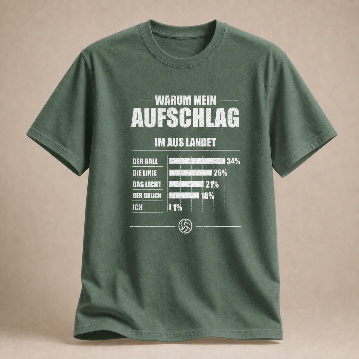 Aufschlag Volleyball T-Shirt