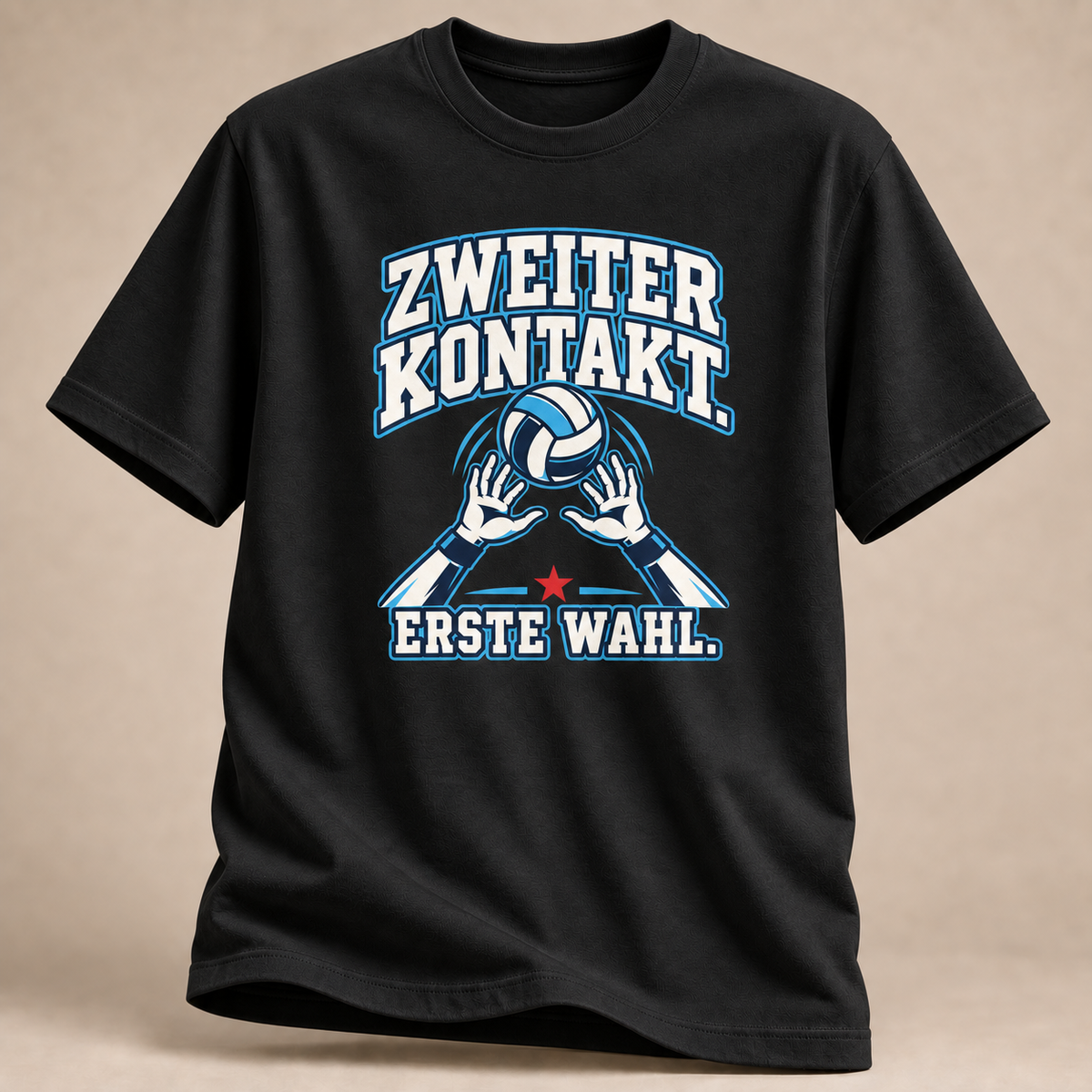 Zweiter Kontakt. Erste Wahl. T-Shirt