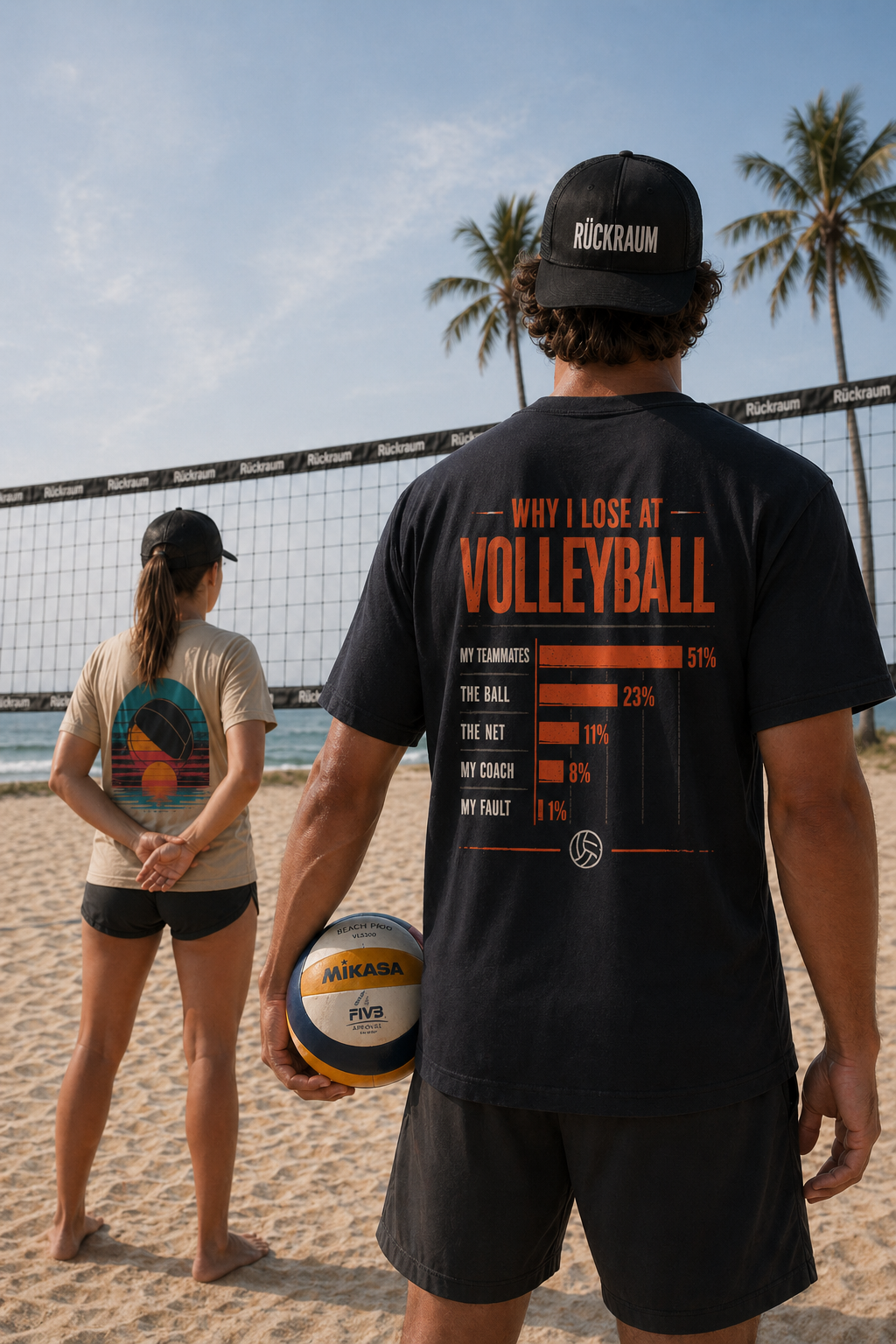 RÜCKRAUM Beachvolleyball-Shirts