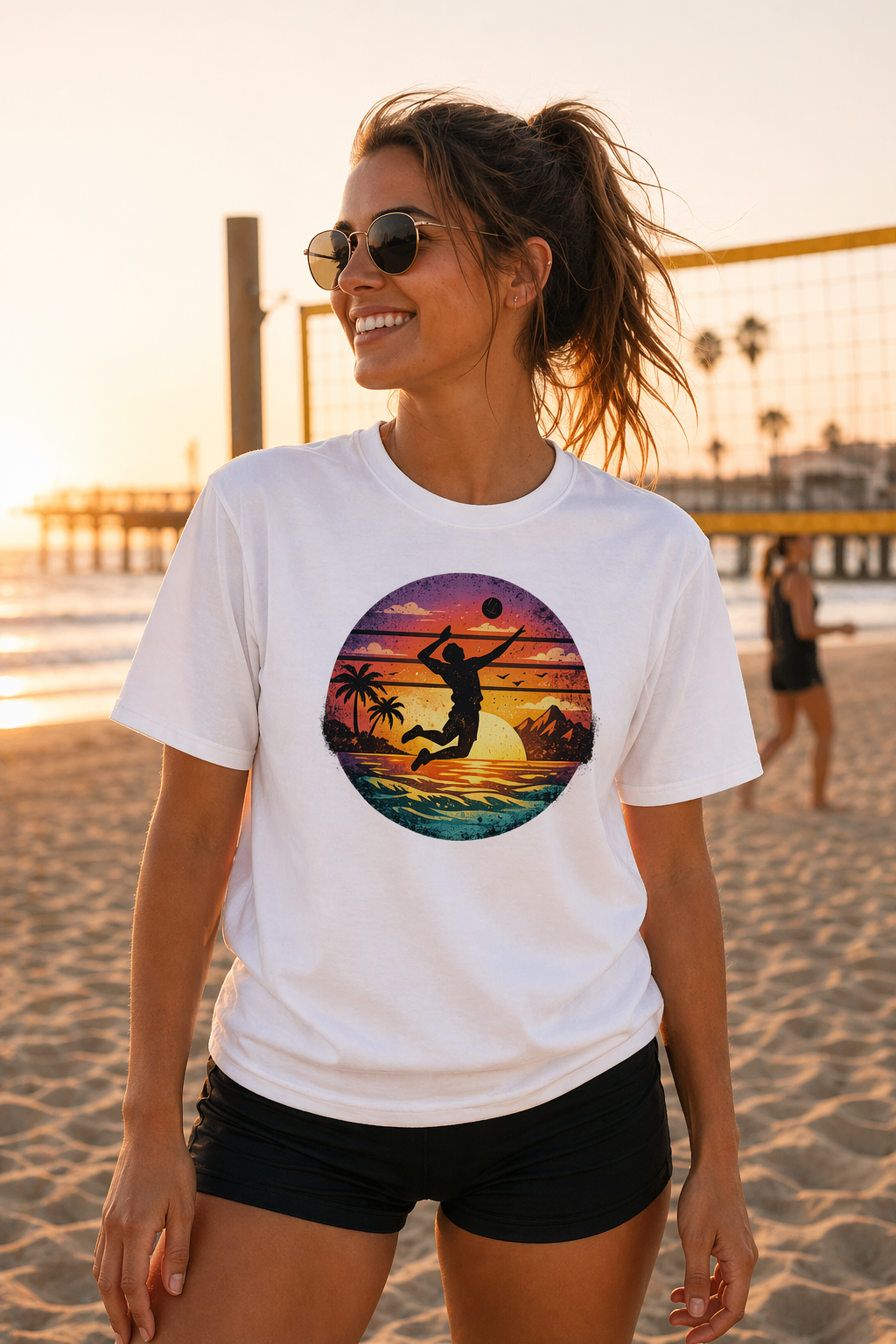 Sunset Spike Volleyball Shirt – Produktfoto 4