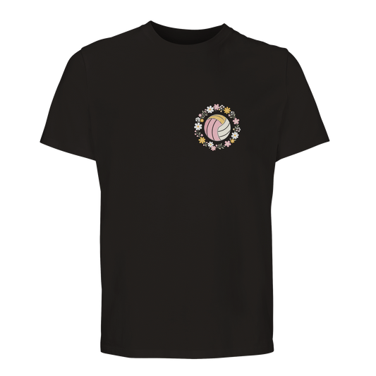 Blumen Volleyball Shirt in Naturweiß