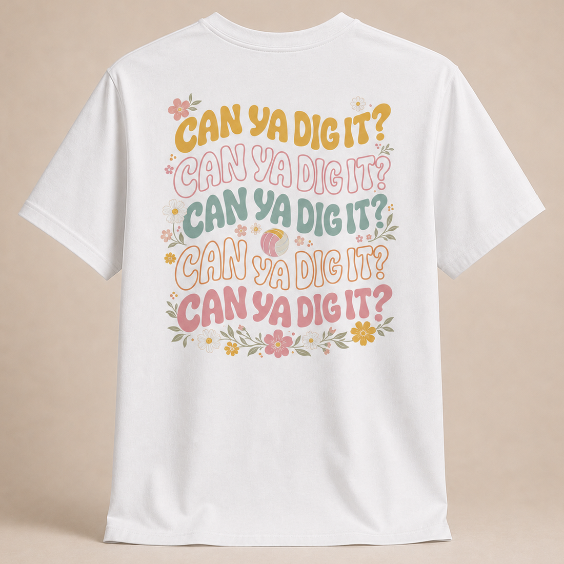 Blumen Volleyball Shirt