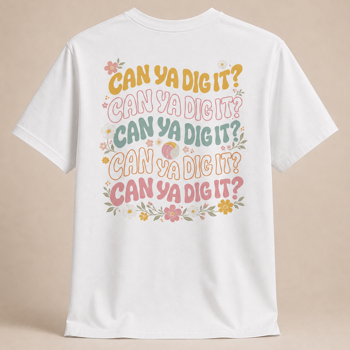 Blumen Volleyball Shirt