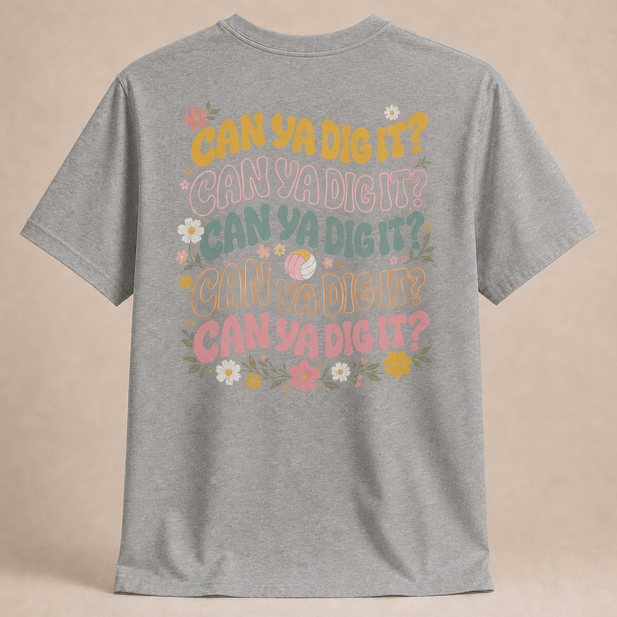 Blumen Volleyball Shirt