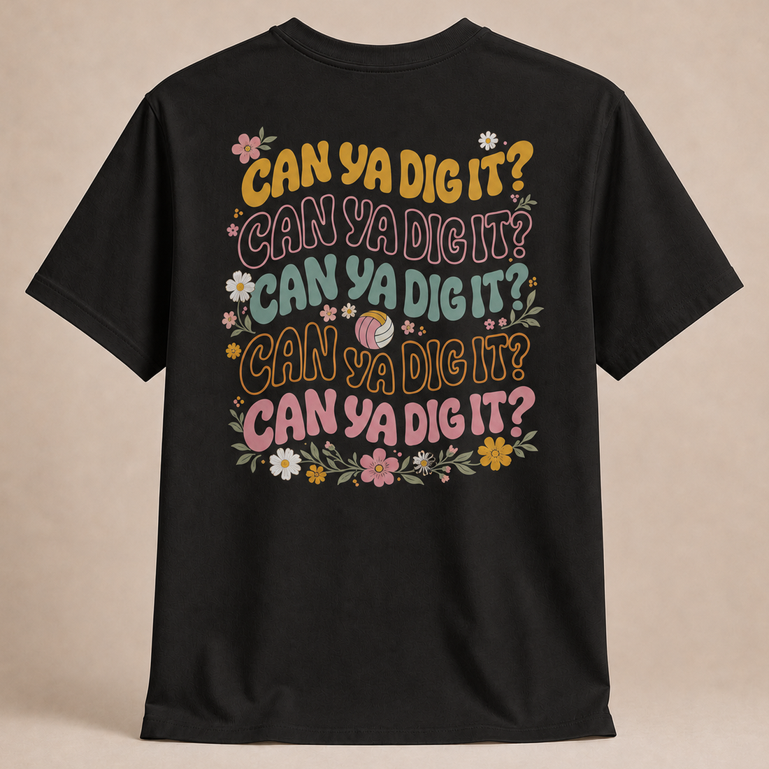 Blumen Volleyball Shirt