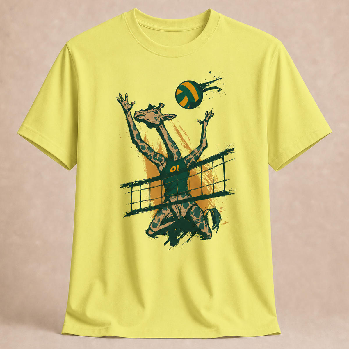 Giraffen Attack Volleyball Shirt