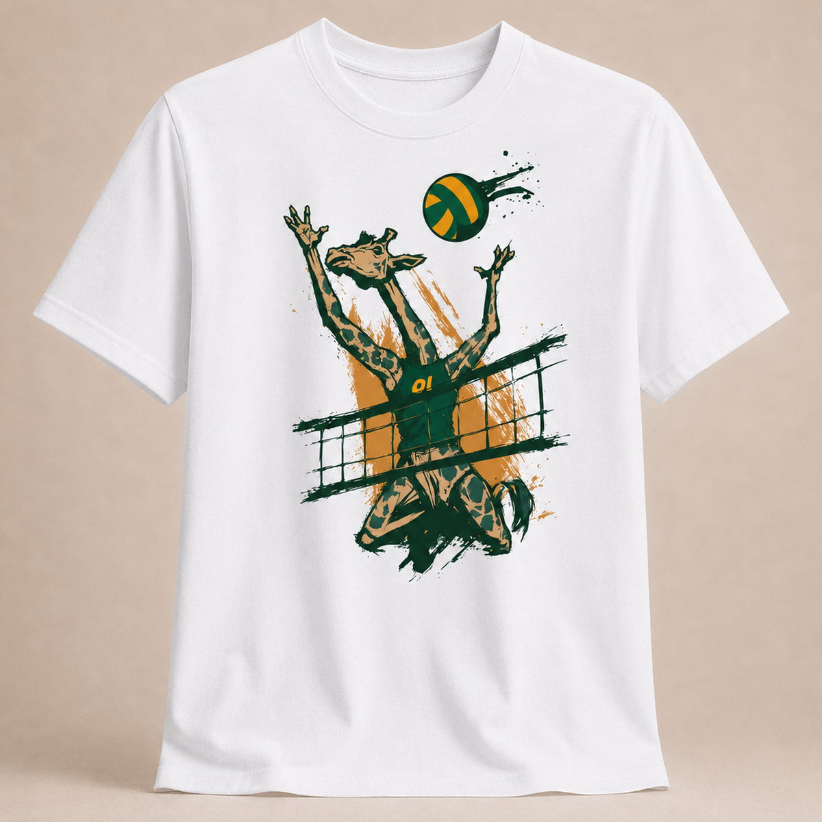Giraffen Attack Volleyball Shirt
