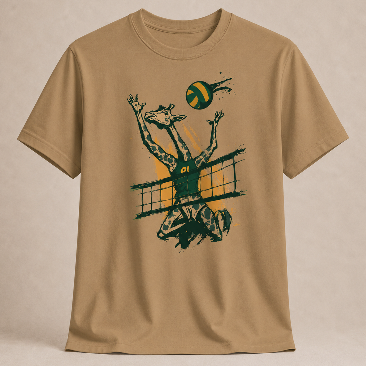 Giraffen Attack Volleyball Shirt