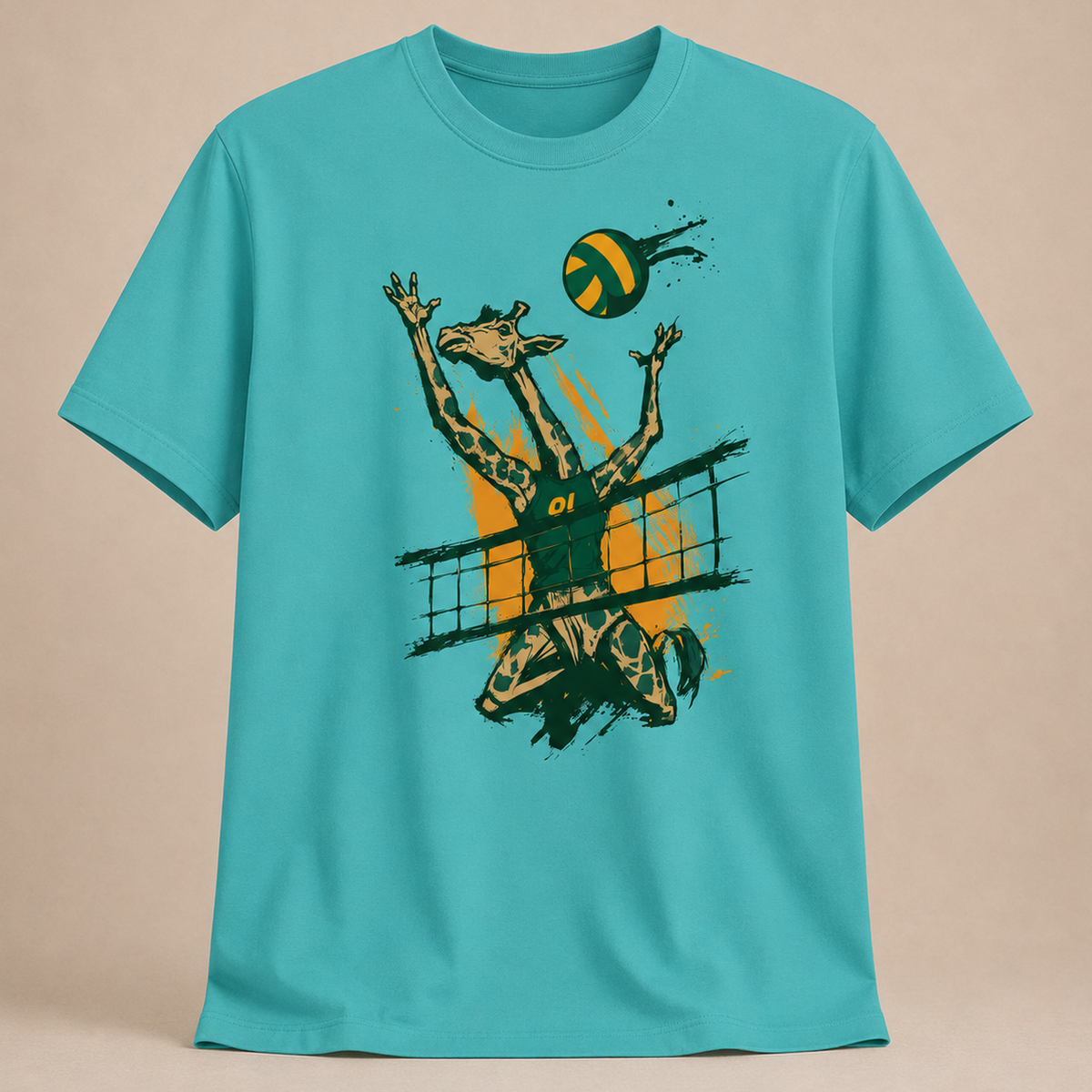 Giraffen Attack Volleyball Shirt