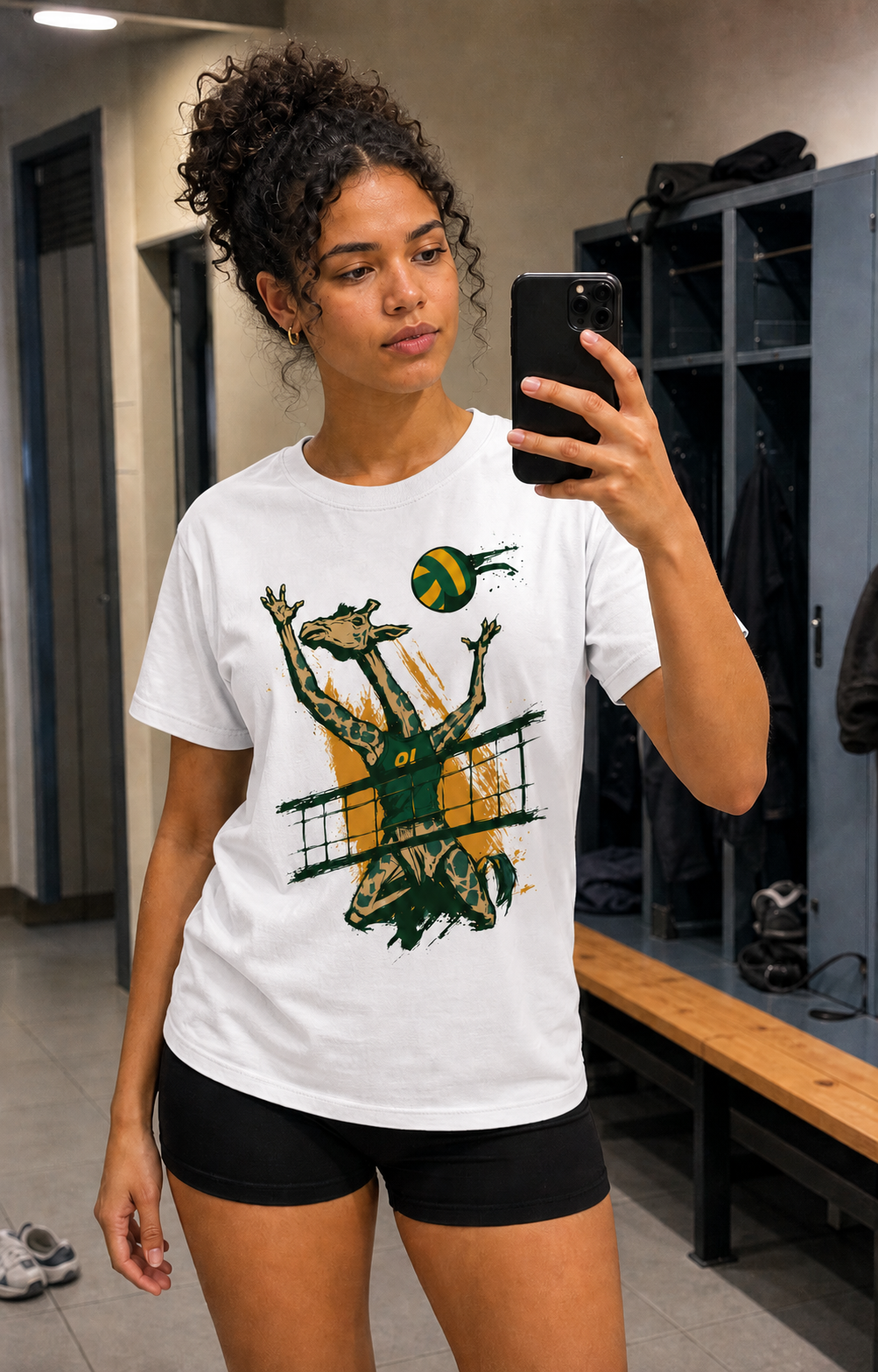 Giraffen Attack Volleyball Shirt