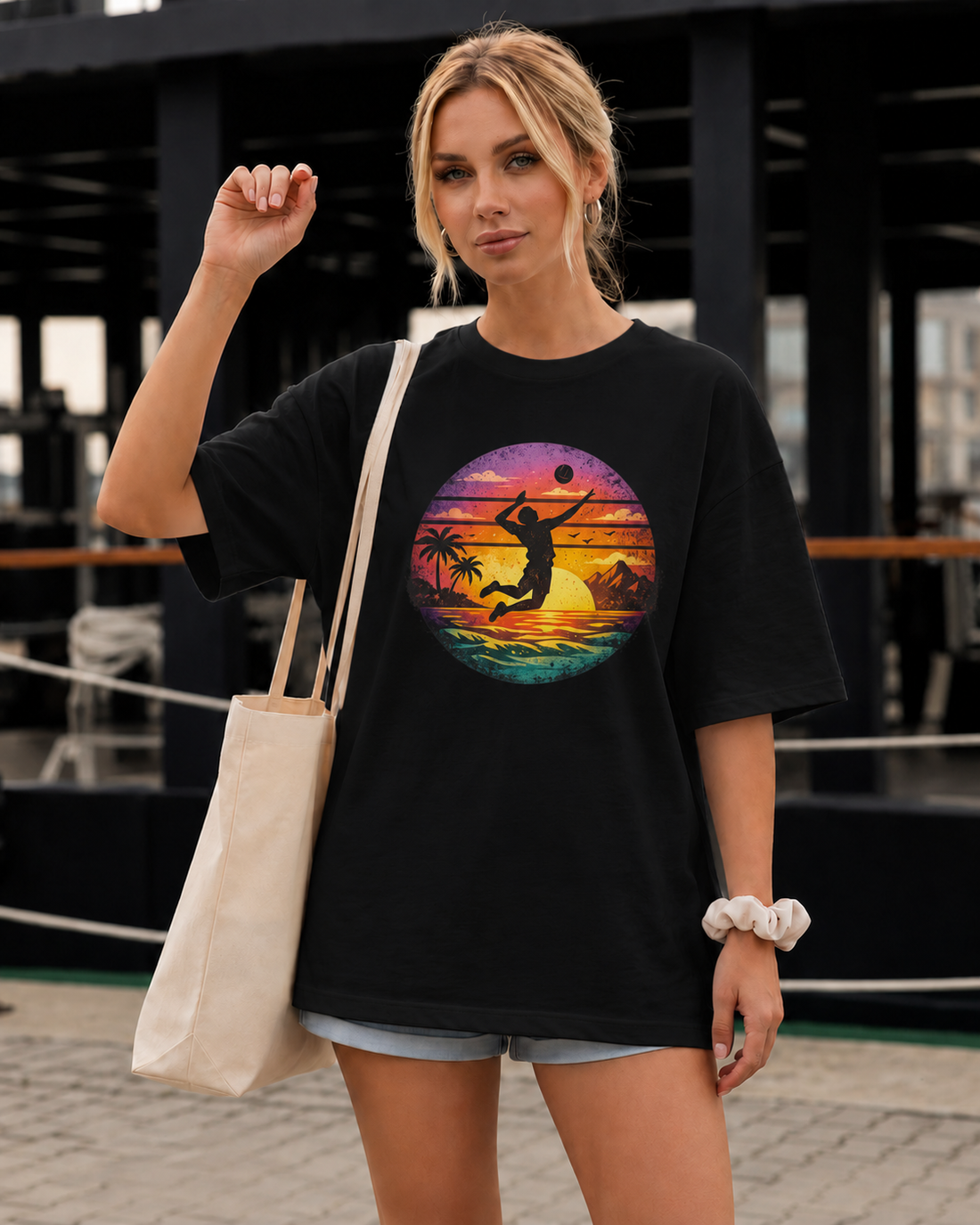 Sunset Spike Volleyball Shirt – Produktfoto 2
