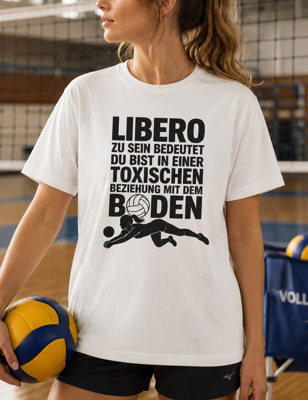 Libero: Toxische Beziehung zum Boden – Shirt – Produktfoto 3