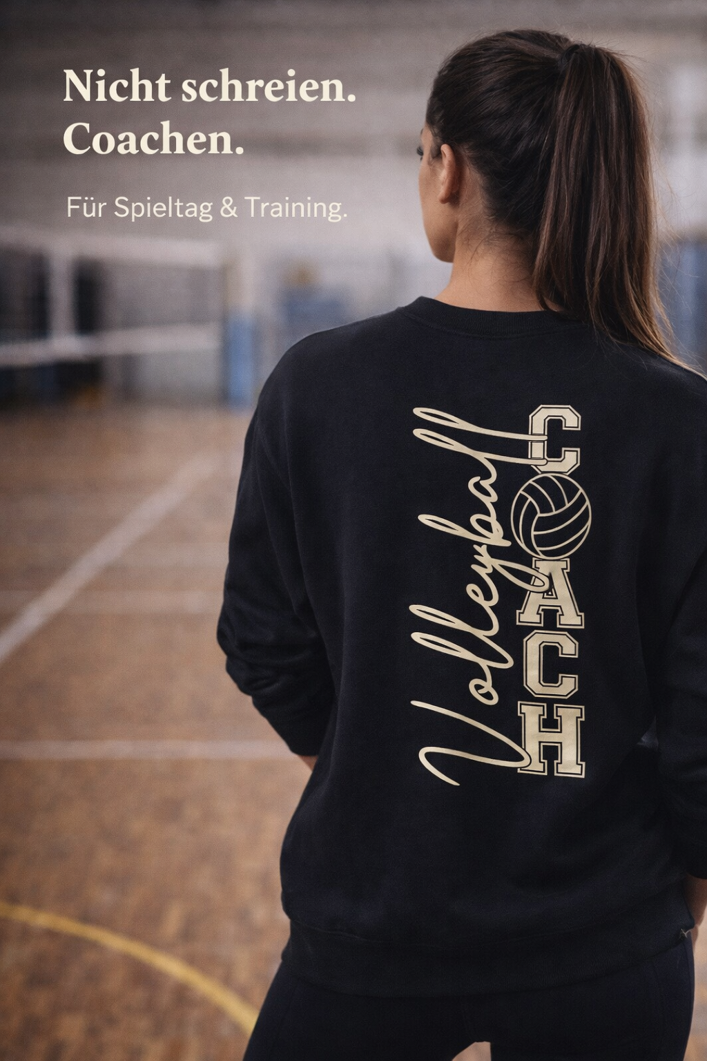 Volleyball Coach Sweatshirt – Produktfoto