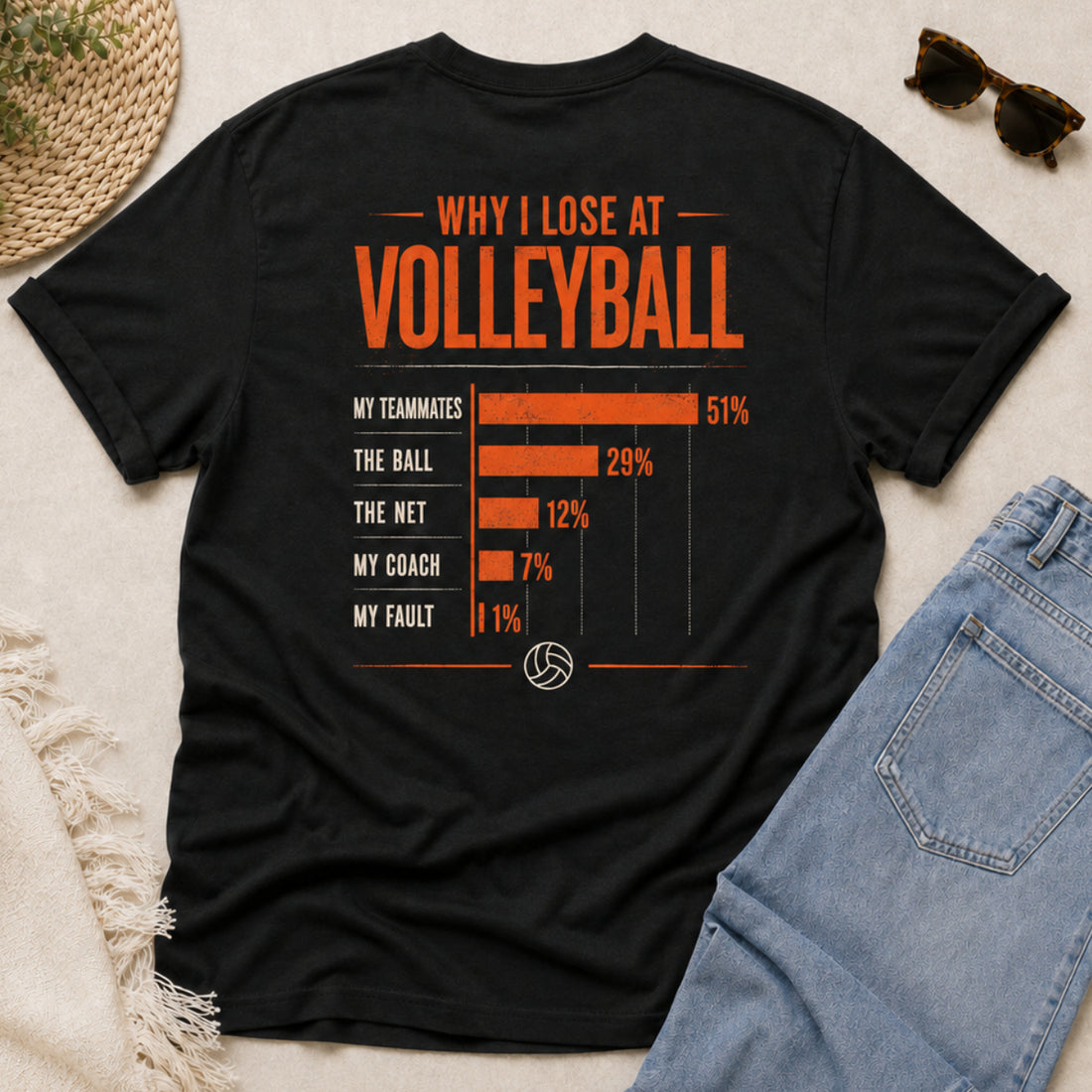 Why I Lose At Volleyball Shirt