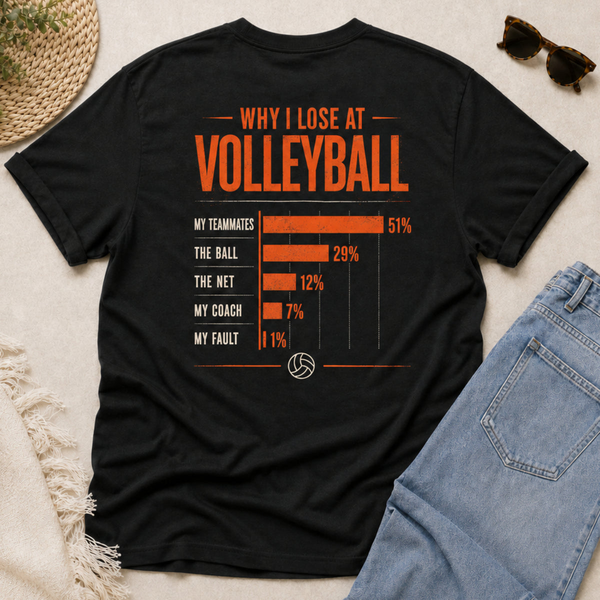 Why I Lose At Volleyball Shirt