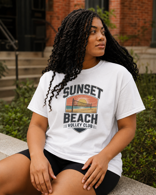 Sunset Beach Club Volleyball Shirt – Produktfoto