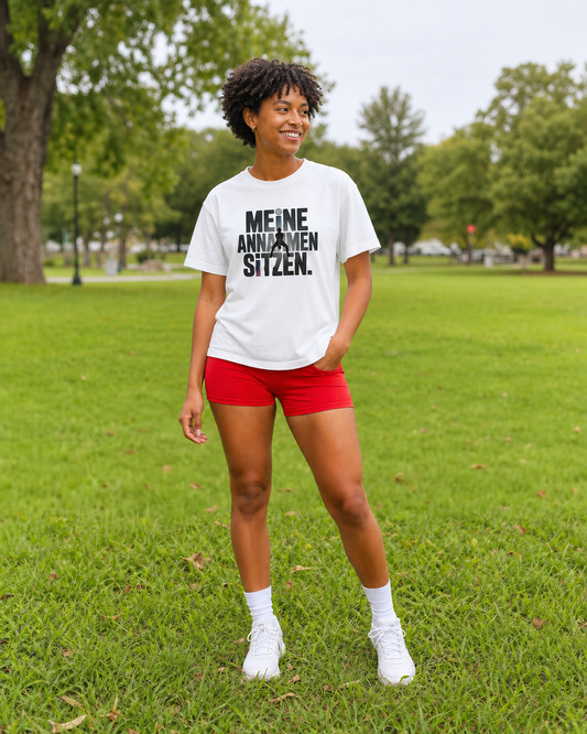 Annahmen sitzen – Volleyball Shirt – Produktfoto