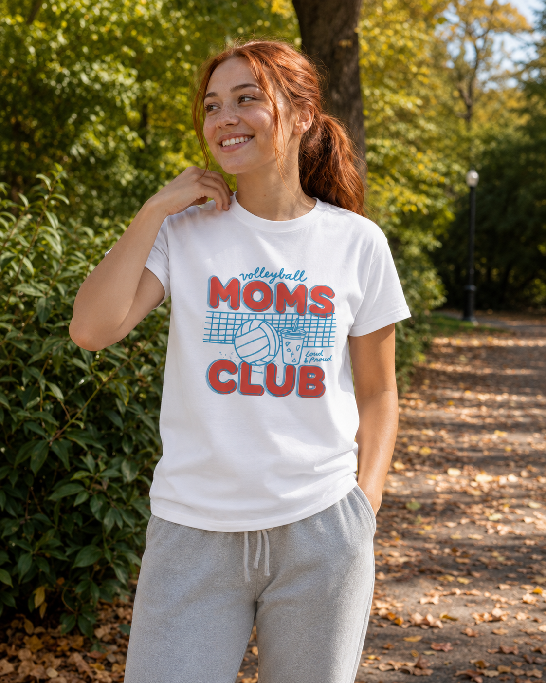 Volleyball Moms T-Shirt