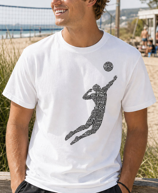 Beachvolleyball Words Shirt