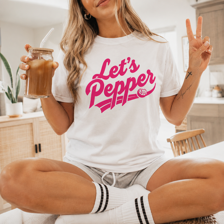 Let’s Pepper Volleyball Shirt – Produktfoto