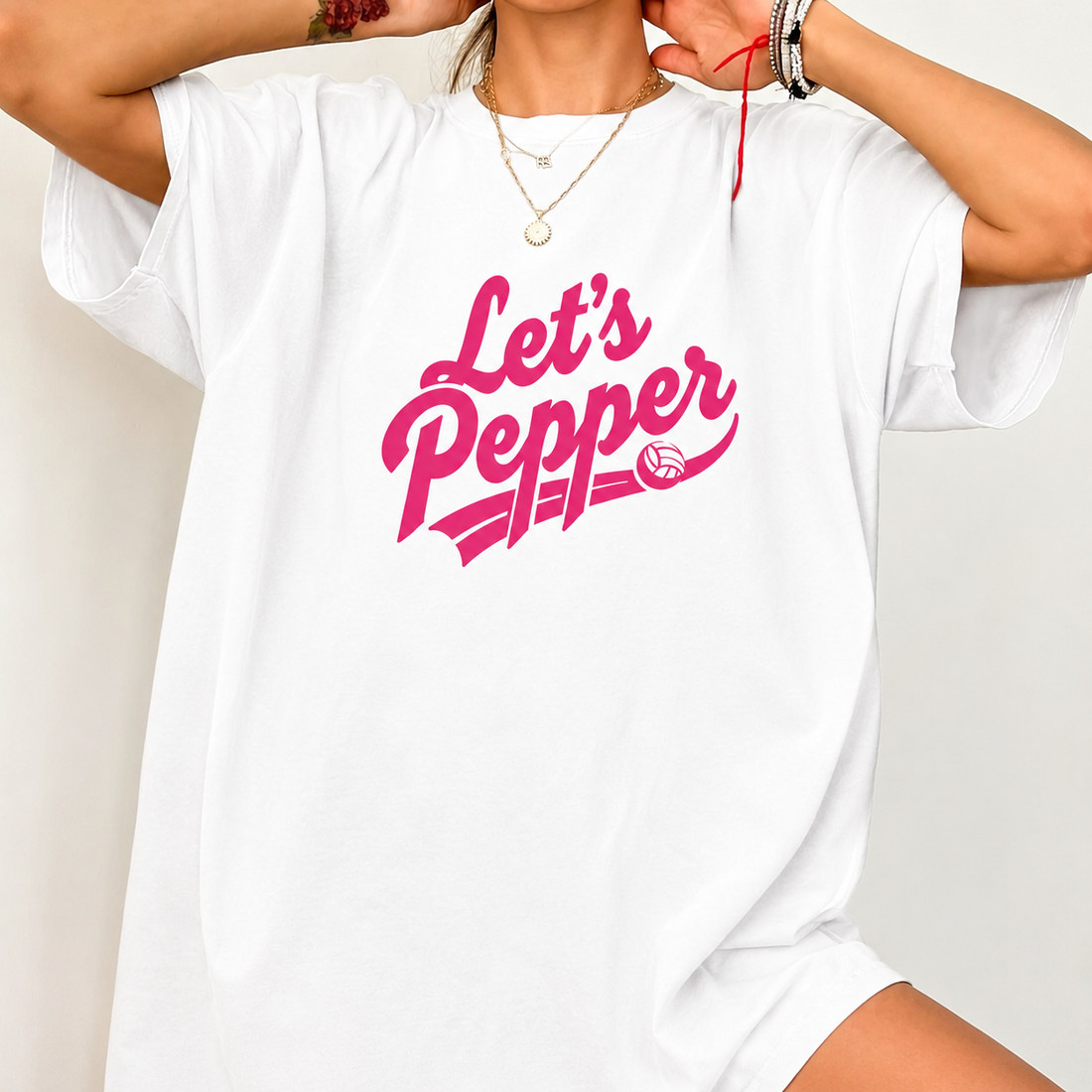 Let’s Pepper Volleyball Shirt – Produktfoto 3