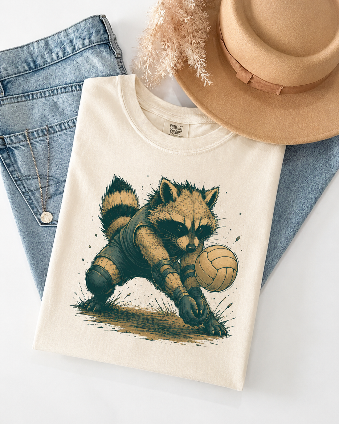Waschbär Volleyball Club Shirt – Produktfoto 2