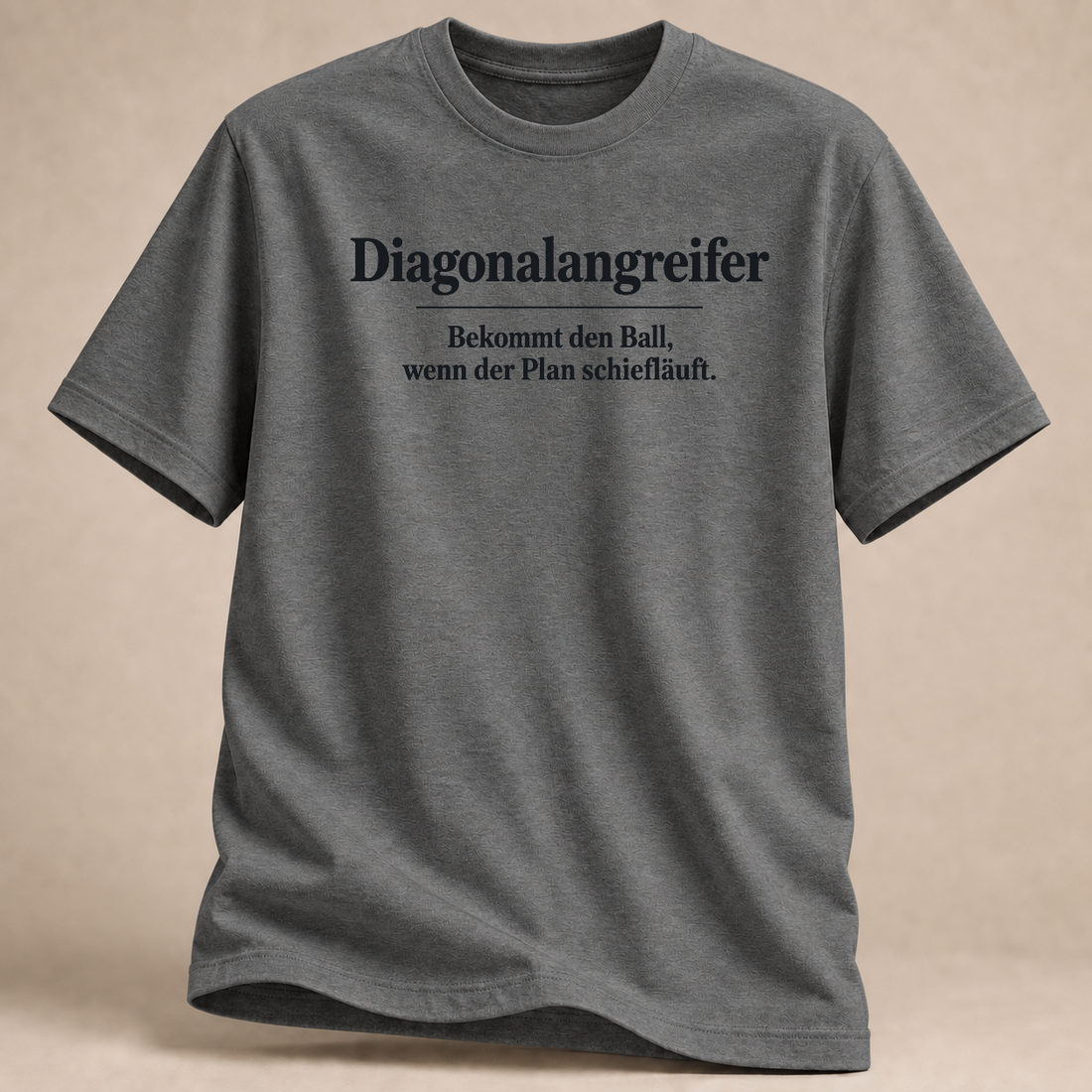 RÜCKRAUM – Diagonalangreifer-Lexikon T-Shirt – Graphite Heather