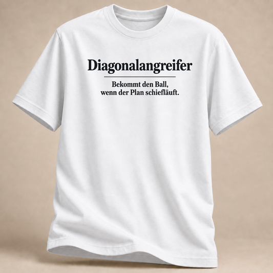 RÜCKRAUM – Diagonalangreifer-Lexikon T-Shirt – White
