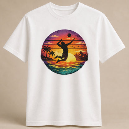 Sunset Spike Volleyball Shirt