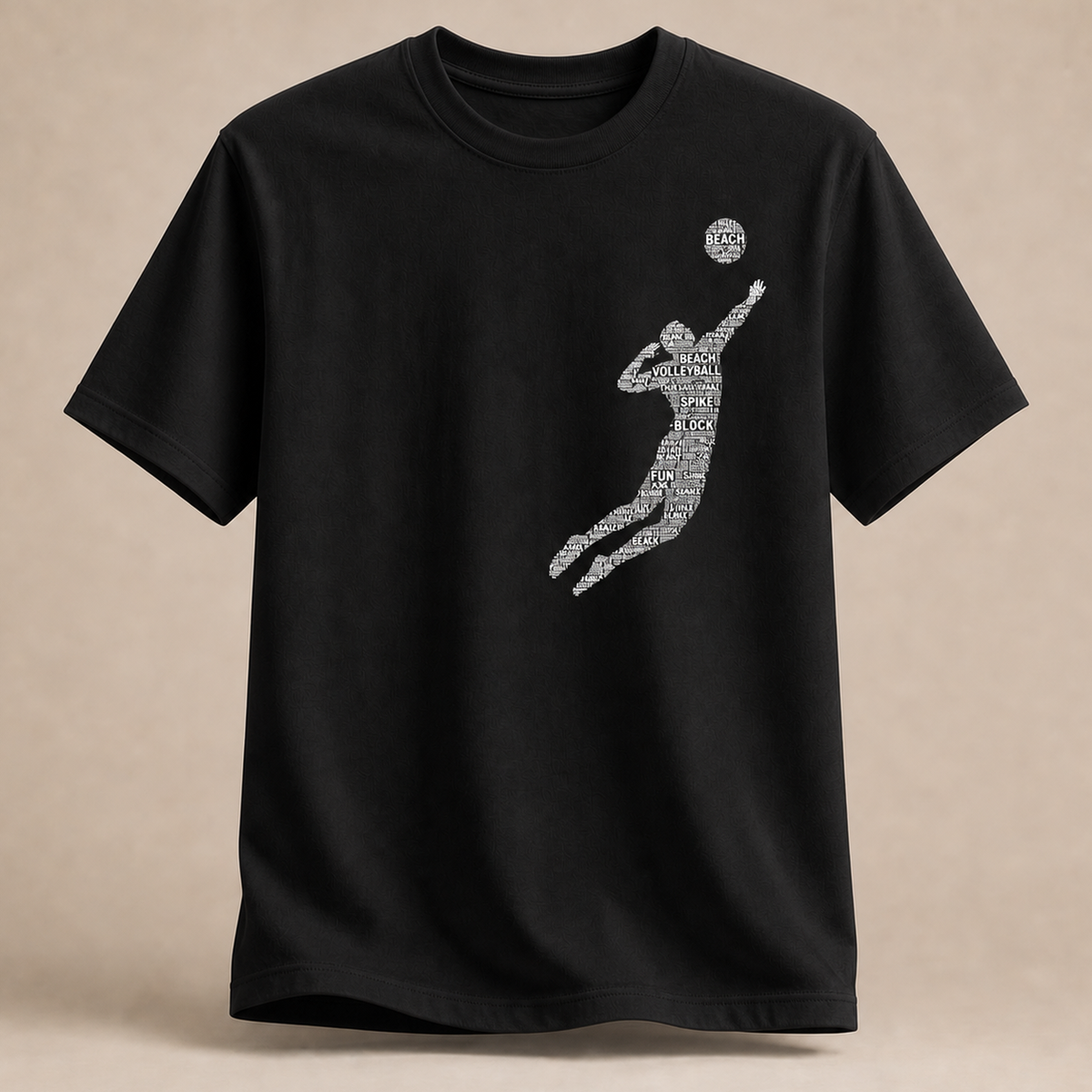 Beachvolleyball Words Shirt
